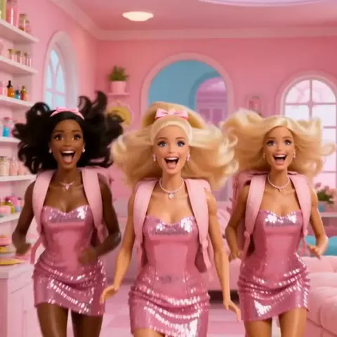 POV: your whole glam closet rides on your back and the baggage counter never saw it coming. 💖✨ Tiara optional. Hands-fr